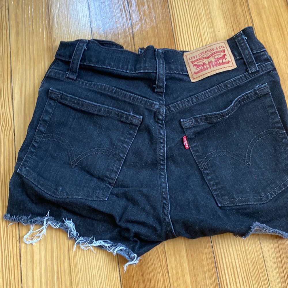 Black Levi shorts